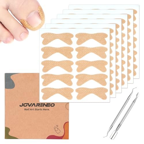 Ingrown Toenail Treatment Kit - Breathable Curved Toenail Corrector Strips with File and Lifter, 60 Pcs for Pain Relief - görsel 2