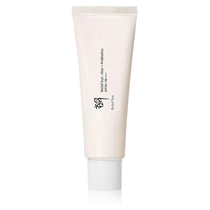 Organic Korean Sunscreen SPF50+ PA++++ with Rice & Probiotics – Nourishing Face Sun Protection for All Skin Types Avelisse