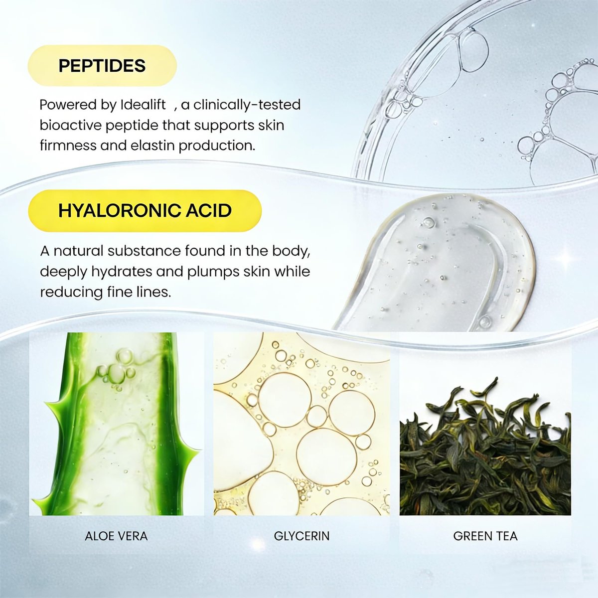 OKOA Skin Instant Lifting Cream – Dual Action with Peptides & Hyaluronic Acid for All Skin Types Avelisse