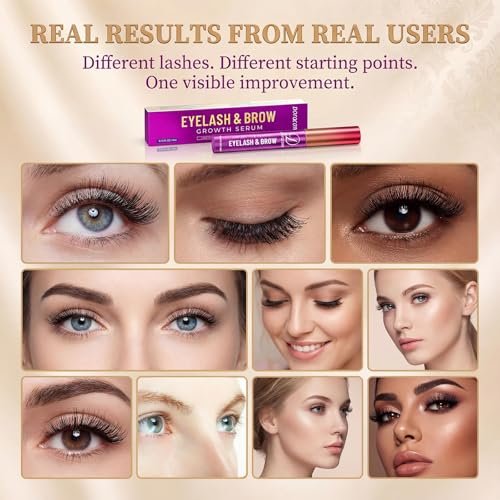 Doracome Eyelash Growth Serum with Peptides & Amino Acids - Lash and Brow Serum for Natural Lengthening & Strengthening, Resilience Support, Safe for Sensitive Skin, Lash Extension Aftercare - 3ml Avelisse