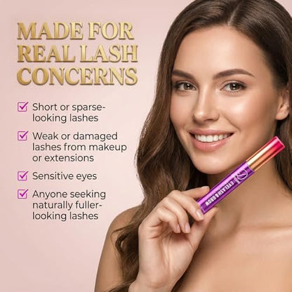 Doracome Eyelash Growth Serum with Peptides & Amino Acids - Lash and Brow Serum for Natural Lengthening & Strengthening, Resilience Support, Safe for Sensitive Skin, Lash Extension Aftercare - 3ml Avelisse