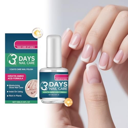 2pcs 3 Days Nail Care Oil with Keratin – Moisturizing Strengthening Treatment for Dry, Weak, Fragile & Damaged Nails (Beige, 0.05 oz Each) - görsel 14