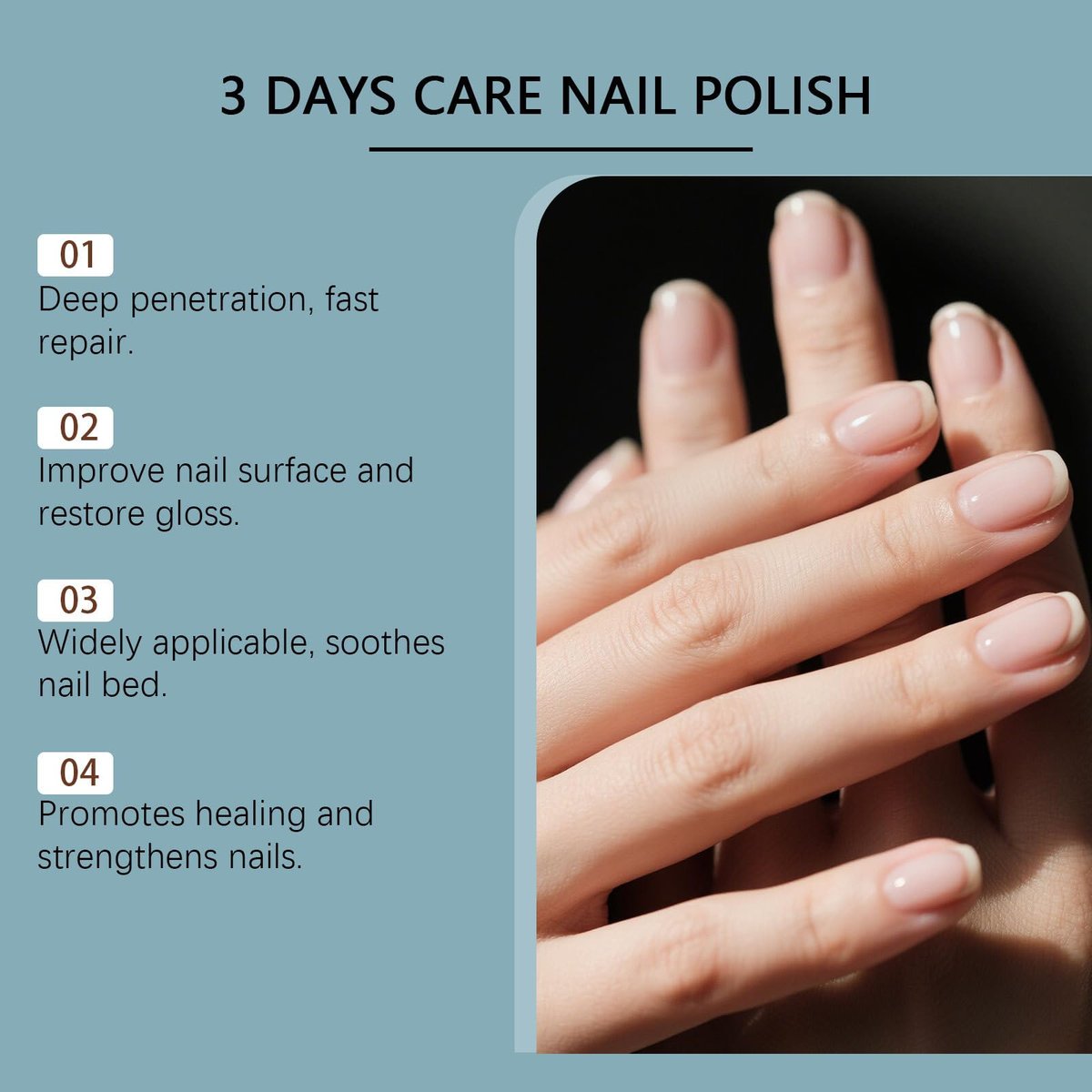2pcs 3 Days Nail Care Oil with Keratin – Moisturizing Strengthening Treatment for Dry, Weak, Fragile & Damaged Nails (Beige, 0.05 oz Each) - görsel 5