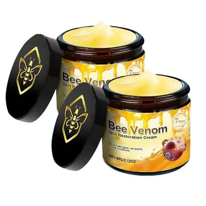 2 Pcs Bee Venom Skin Cream - Face Wrinkle Removal Firming Anti-Aging Moisturizer (2.12 Fl Oz Each) Avelisse