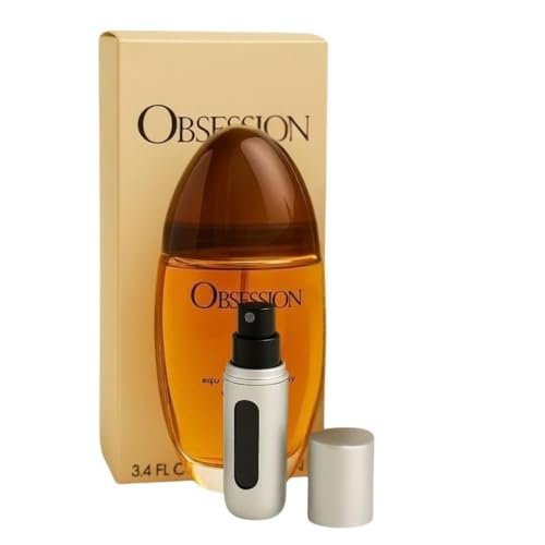 Obsession Perfume for Women Eau de Parfum Spray 3.4 oz with Mini Atomizer Bundle Avelisse