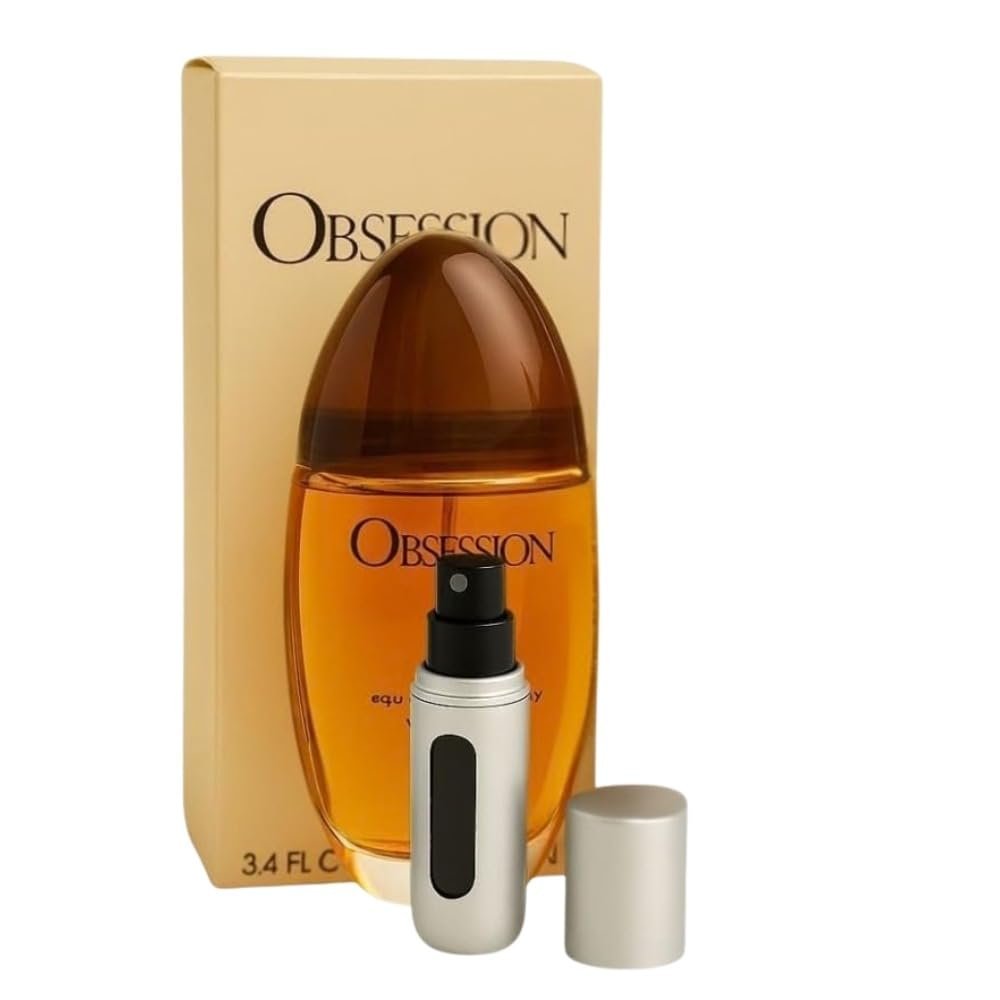 Obsession Perfume for Women Eau de Parfum Spray 3.4 oz with Mini Atomizer Bundle Avelisse