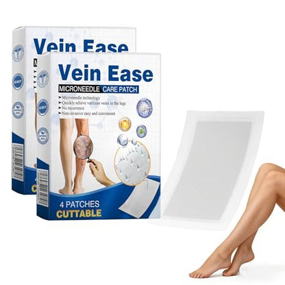 Vein Ease Microdarts Care Patch - 2 Boxes Professional Varicose Veins Treatment for Legs, Natural Ingredients, Improves Blood Circulation, Suitable for All Skin Types Avelisse