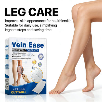 Vein Ease Microdarts Care Patch - 2 Boxes Professional Varicose Veins Treatment for Legs, Natural Ingredients, Improves Blood Circulation, Suitable for All Skin Types Avelisse