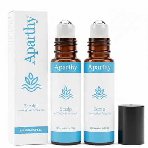 Aparthy Hair Growth Roll On for Hair Strengthening – Rosemary, Menthol & Camellia Oil – Nourishes Scalp, Non-Greasy, for Men & Women – 2 Pack (10ml each) Avelisse