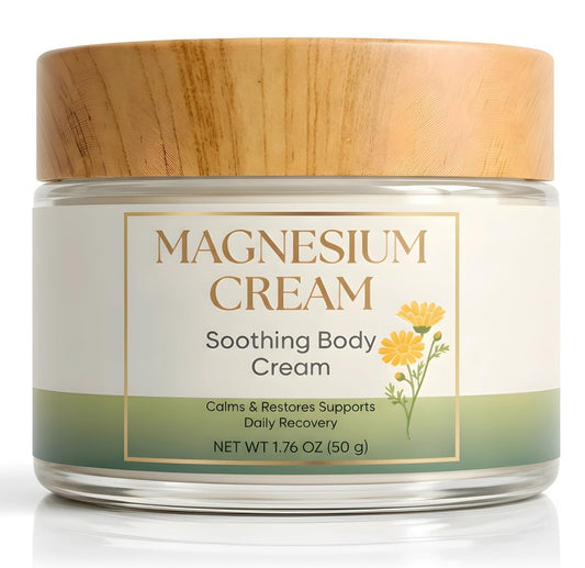 Total Soothe Magnesium Cream – Pain Relief with 20% Magnesium Chloride, MSM & Arnica, Fast-Absorbing for Muscles, Joints, Knees & Back, 1.76 oz Avelisse