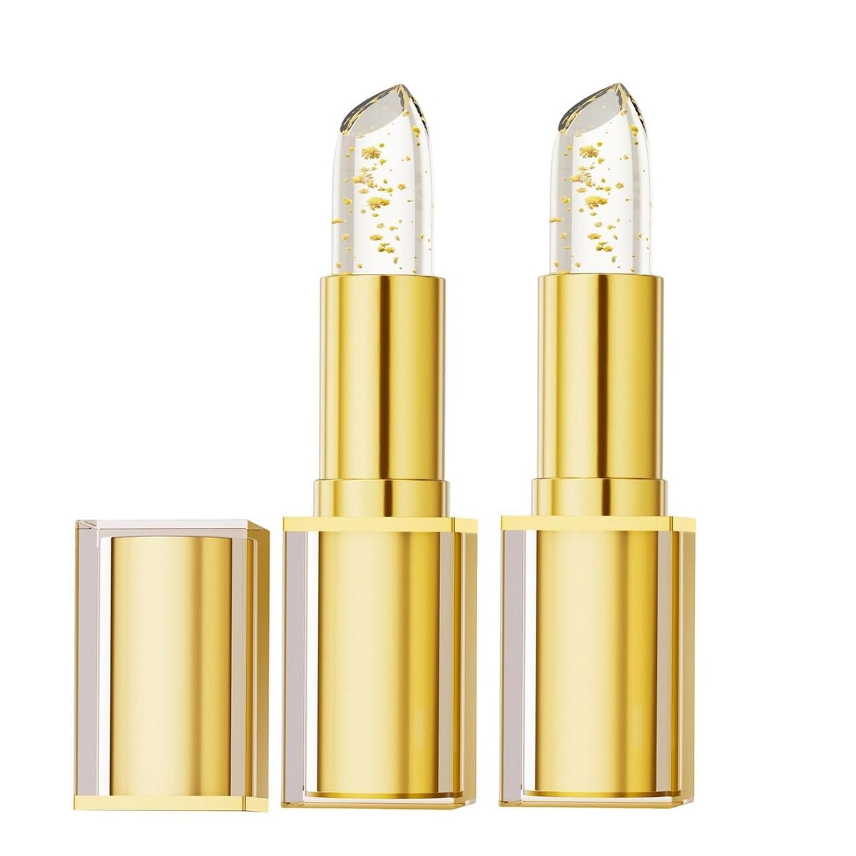 zardlect 2Pcs True Tone pH Adjusting Lipstick - Transferproof Clear Lip Gloss That Changes Color, Long-Lasting Moisturizing Lip Glow, Deep Nourishment Avelisse