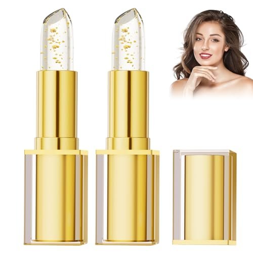 jioijioi 2-Pack True Tone pH Adjusting Lipstick – Clear Color Changing Lip Glow with Long-Lasting Moisture Avelisse