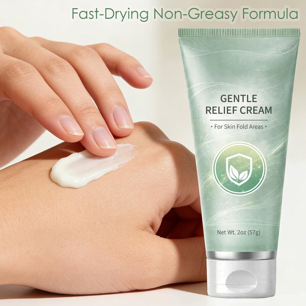 2-Pack Intertrigo Cream: Skin Fold Care & Chafing Support with Moisture Barrier, Fast-Drying Formula for Friction-Prone Areas, Soothes Irritated Skin & Reduces Friction Protection - 1 Fl Oz Each Avelisse