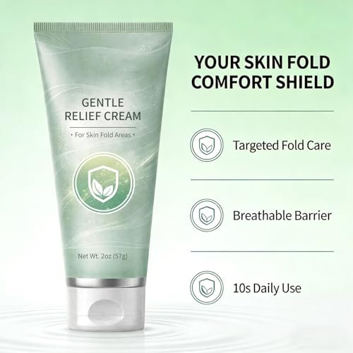 2-Pack Intertrigo Cream: Skin Fold Care & Chafing Support with Moisture Barrier, Fast-Drying Formula for Friction-Prone Areas, Soothes Irritated Skin & Reduces Friction Protection - 1 Fl Oz Each Avelisse