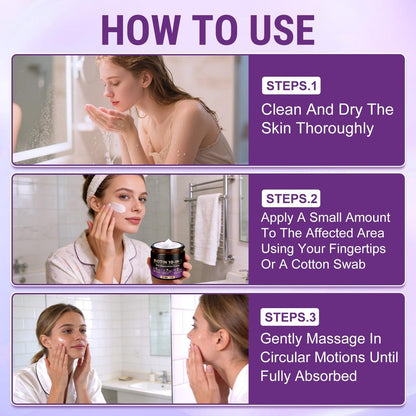 2Pcs Biotin 10-in-1 Skin Restoration Cream – Advanced Repair Lifting Facial Moisturizer with Natural Collagen for All Skin Types Avelisse