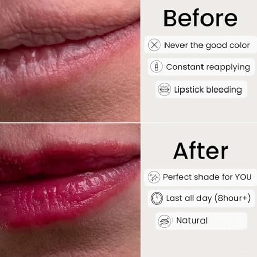 Coellyo Color Changing Lipstick - Transferproof pH Adjusting Lipstick for Mature Women, Long-Lasting Moisturizing Clear Lip Stick Changes Color (1 Pcs) - görsel 12