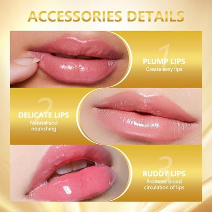 Huatinent 2-Pack True Tone pH Adjusting Lipstick – Color-Changing, Long-Lasting Moisturizing Clear Lipstick with Gold Foil Avelisse
