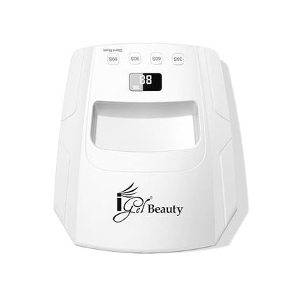 iGel Beauty Hybrid - X Nail Lamp: 48W UV/LED Wireless Rechargeable Nail Dryer with Smart Timer & Removable Tray Avelisse