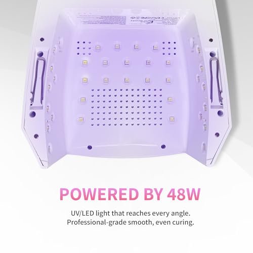 iGel Beauty Hybrid - X Nail Lamp: 48W UV/LED Wireless Rechargeable Nail Dryer with Smart Timer & Removable Tray Avelisse