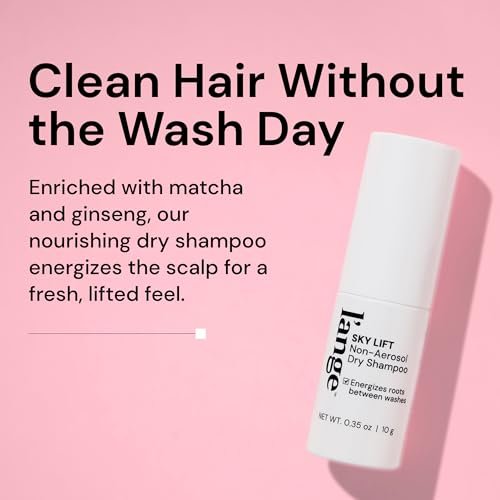 L'ANGE HAIR Sky Lift Non-Aerosol Dry Shampoo Powder - Matcha & Ginseng, No White Residue, Absorbs Oil, Volumizes & Lifts Avelisse