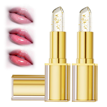 2PCS True Tone pH Adjusting Lipstick – Transferproof Clear Lip Gloss That Changes Color, Long Lasting Moisturizing Tinted Lip Balm, Non-Sticky Formula Avelisse