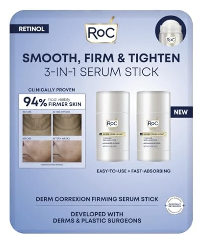 RoC Derm Correxion Firming Serum Stick - 1 oz, 2-Pack (Total 2 oz) Avelisse