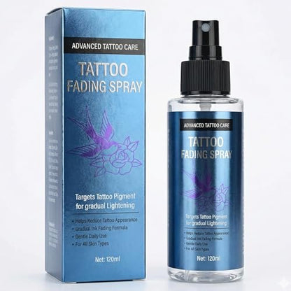 EXVITAMIN Tattoo Remover Spray - Safe & Effective Fading Spray for Old & Unwanted Tattoos, Natural Strength Formula, Supports Skin Recovery, for Men & Women, 4 Fl Oz Avelisse