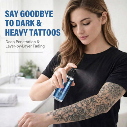 EXVITAMIN Tattoo Remover Spray - Safe & Effective Fading Spray for Old & Unwanted Tattoos, Natural Strength Formula, Supports Skin Recovery, for Men & Women, 4 Fl Oz Avelisse