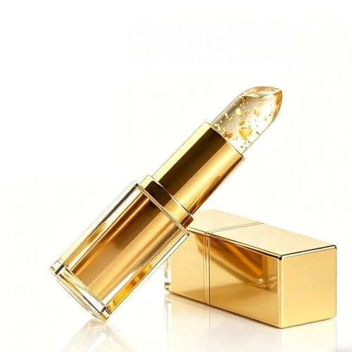 ZUZUBOON True Tone pH Adjusting Lipstick – Clear Lipstick That Changes Color, Long Lasting 24 Hour Moisturizing Lip Color for Women (Gold, 0.12 Fl Oz) - görsel 1