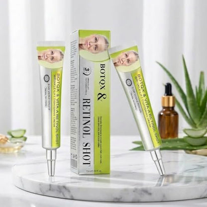 BOTO.X Retinol Shot Cream 2026 NEW Vita-A Wrinkle-Lift Tightening Retinal Shot Booster (2-Pack, 0.49 Fl Oz Each)
