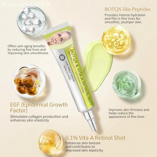 BOTO.X Retinol Shot Cream 2026 NEW Vita-A Wrinkle-Lift Tightening Retinal Shot Booster (2-Pack, 0.49 Fl Oz Each) - görsel 11