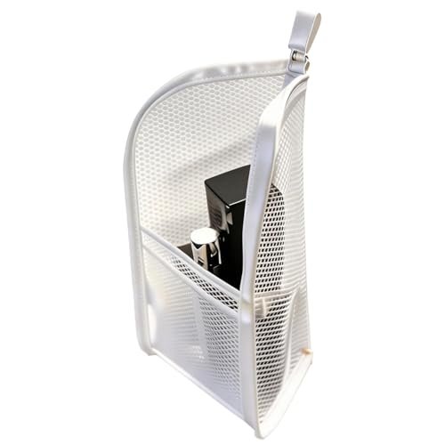 Chasefun Standing Toiletry Bag - Foldable Clear Hanging Travel Cosmetic Organizer, Large Capacity Waterproof EVA for Toothbrush & Toiletries (White) - görsel 2
