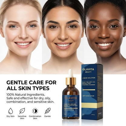 Original OLAVITA Facial Serum - Vitamin C & E Anti Aging Serum for Smoother Skin, Promotes Collagen Production (2 Fl Oz, Pack of 1) Avelisse