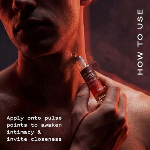STRING THEORY Pheromone Roll On Cologne Oil for Men - Spicy & Smoky Vanilla Woody - Dark Rum, Vanilla, Oakwood & Skin Musk - Long-Lasting Fragrance - 0.5 Fl Oz Avelisse