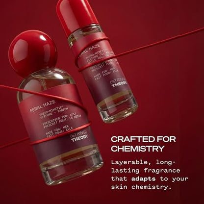 STRING THEORY Pheromone Roll On Perfume Oil for Women - Spicy & Sweet Vanilla Amber Boozy Gourmand Musk - Dark Rum, Vanilla, Creamy Tonka Bean - Long-Lasting Fragrance - Pheromones Phero-Mimetic Oil Avelisse