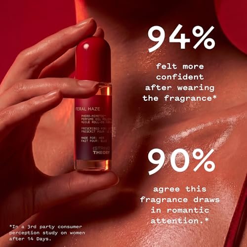 STRING THEORY Pheromone Roll On Perfume Oil for Women - Spicy & Sweet Vanilla Amber Boozy Gourmand Musk - Dark Rum, Vanilla, Creamy Tonka Bean - Long-Lasting Fragrance - Pheromones Phero-Mimetic Oil Avelisse