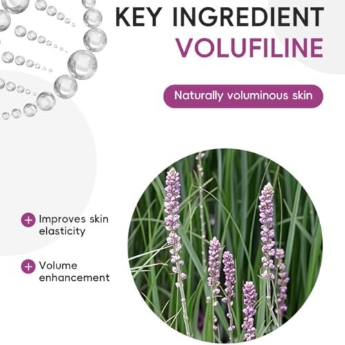 Volufiline 100% Ampoule Serum – Pure Volufiline from France for Face & Body – Skin Elasticity & Volume Enhancement – Anti-Aging Facial Serum for Plump, Firm Skin – 10ml/0.34 fl oz Avelisse