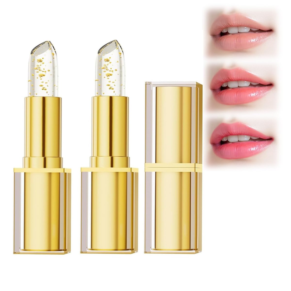 Bicotand PH Adaptive Color Changing Lipstick - Long-Lasting Hydration & Transferproof Clear Lip Color (2-Pack) Avelisse
