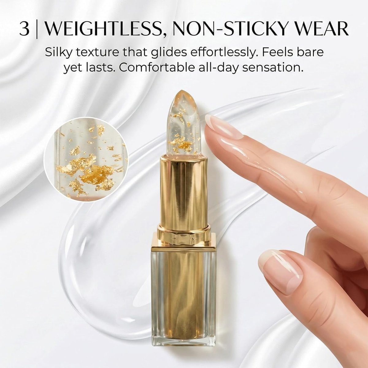 Bicotand PH Adaptive Color Changing Lipstick - Long-Lasting Hydration & Transferproof Clear Lip Color (2-Pack) Avelisse
