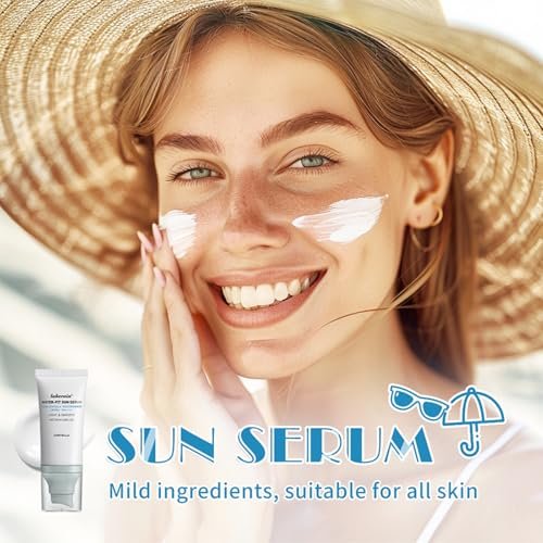 Loobexery Hyalu Cica Water-Fit Sun Serum SPF50 PA++++ - 2 Pack, 1.7 Fl Oz Each - Centella Madagascar Face Sunscreen, Matte No White Cast, UV Defense for All Skin Types Avelisse