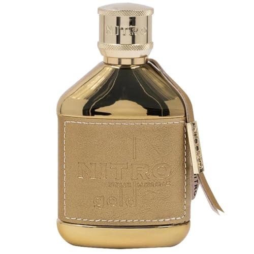 Dumont Nitro Gold Extrait De Parfum 3.4 Fl Oz – Long Lasting Citrus Woody Amber Unisex Fragrance Avelisse