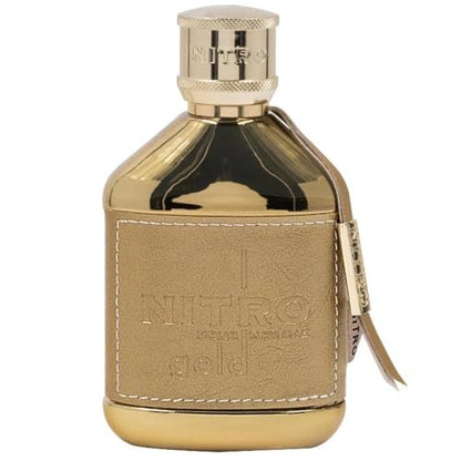 Dumont Nitro Gold Extrait De Parfum 3.4 Fl Oz – Long Lasting Citrus Woody Amber Unisex Fragrance Avelisse
