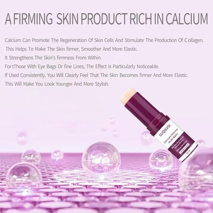 Calcium Multi-Function Moisturizing Stick - Firming & Hydrating Cream for Face, Eyes, Neck - Lightweight Non-Greasy Formula with Collagen, Hyaluronic Acid - Travel-Friendly Moisturizer for All Skin Types Avelisse
