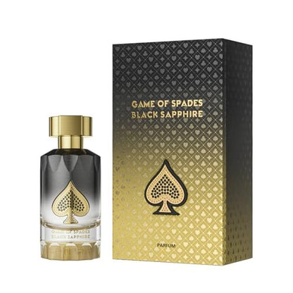 Jo Milano Game of Spades Black Sapphire Parfum - Unisex Eau de Parfum, 3.0 fl oz (90ml) Avelisse