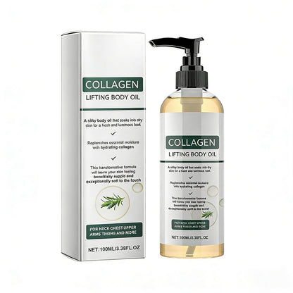 Gloramd Serum Collagen Lifting Body Oil - Hydrating & Firming Dry Oil, Lightweight Fast-Absorbing Non-Greasy Moisturizer for Smooth Radiant Skin, 3.38 Fl Oz Avelisse