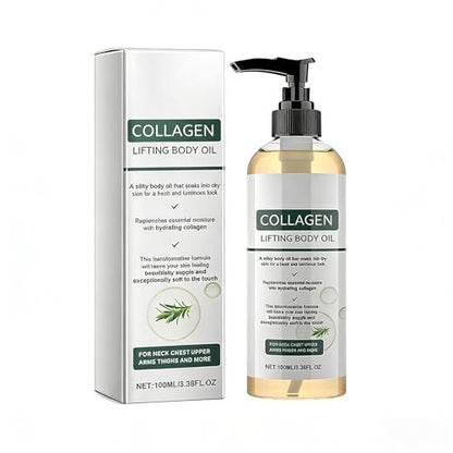 Gloramd Serum Collagen Lifting Body Oil - Hydrating & Firming Dry Oil, Lightweight Fast-Absorbing Non-Greasy Moisturizer for Smooth Radiant Skin, 3.38 Fl Oz Avelisse
