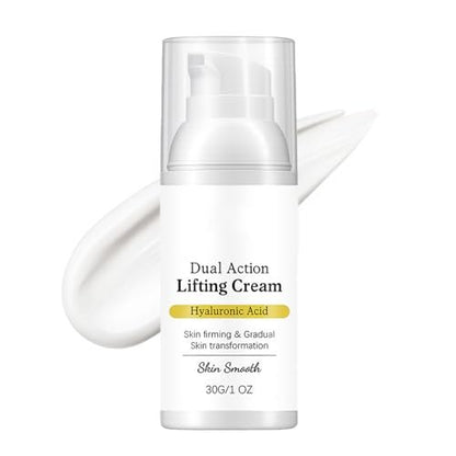 Gloramd Serum OKOA SKIN Dual Action Lifting Cream with Peptides & Hyaluronic Acid – Firming & Hydrating Face Moisturizer for All Skin Types Avelisse