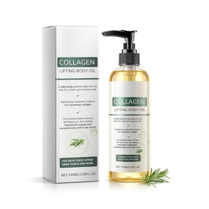 Elycura Collagen Lifting Body Oil – Hydrating & Firming Body Oil for Smoother, Younger-Looking Skin | Lightweight, Non-Greasy | 3.38 Fl Oz Avelisse