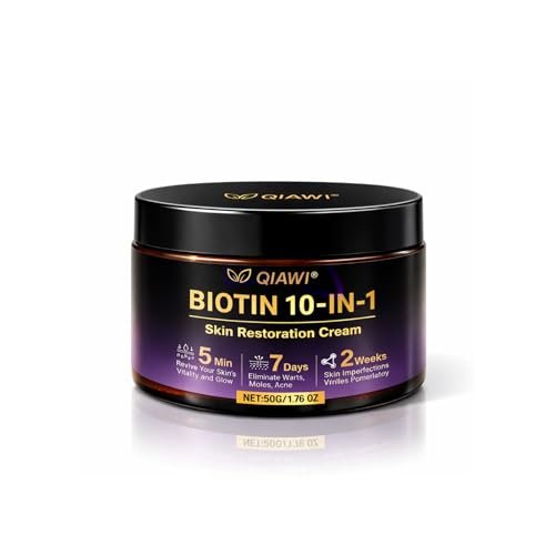 Kerarose QIAWI Biotin 10-in-1 Skin Care Cream for Face & Neck – 50g (1.05 Fl Oz) Avelisse
