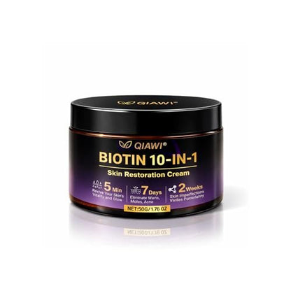 Kerarose QIAWI Biotin 10-in-1 Skin Care Cream for Face & Neck – 50g (1.05 Fl Oz) Avelisse